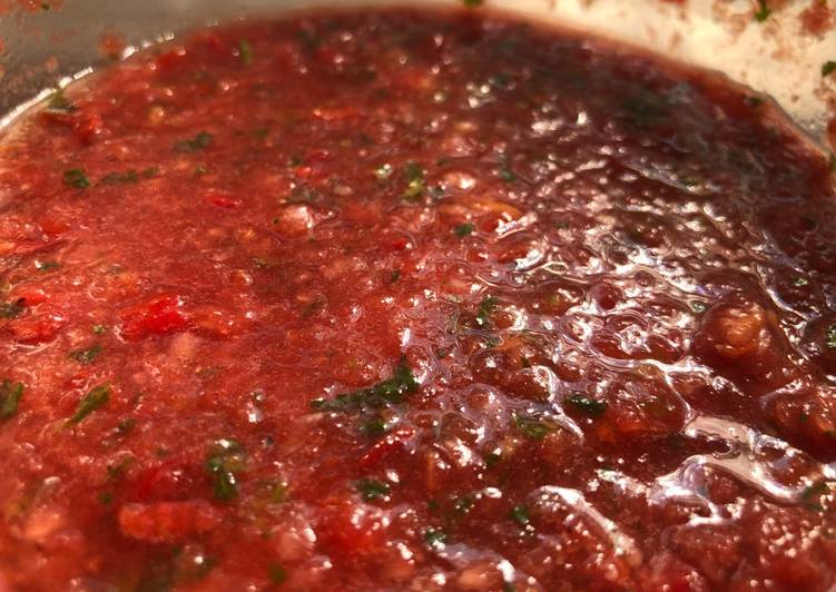 Easiest Way to Make Homemade Fresh, Easy Blender Salsa