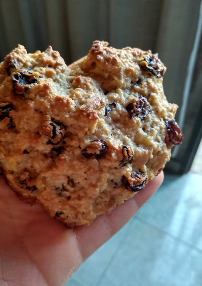 Una foto de Galletitas de avena, manzana, canela y pasas