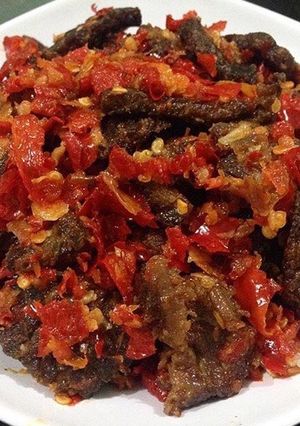 Foto resep Daging Goreng Balado #kitaberbagi