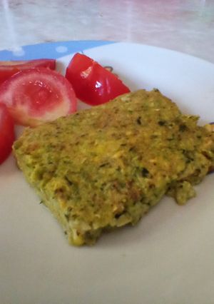 Una foto de Budín de zapallitos