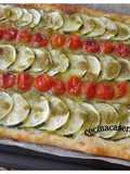 Hojaldre con pesto y calabacín