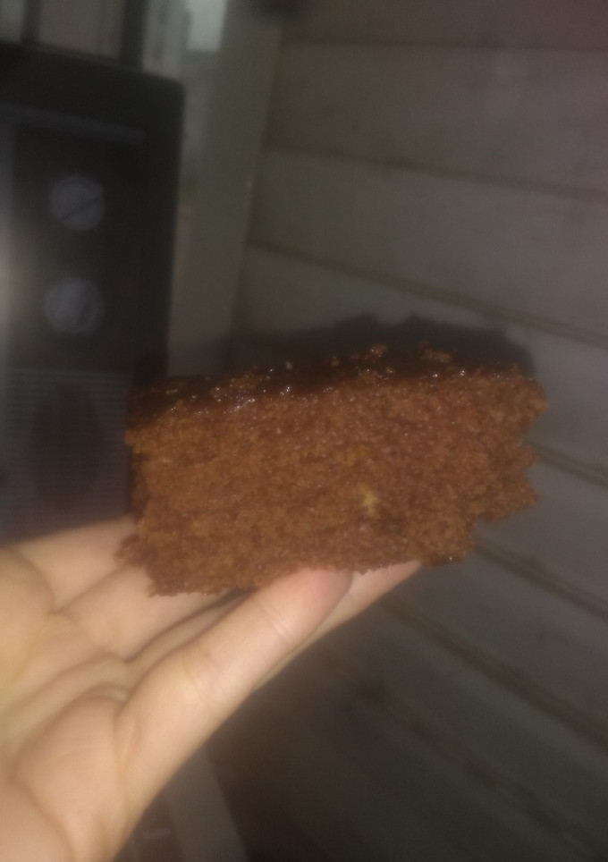 Una foto de Bizcochuelo súper húmedo de chocolate y café vegano ☕