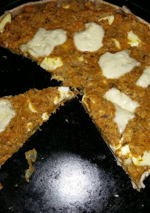 Una foto de Tarta de caballa y calabaza
