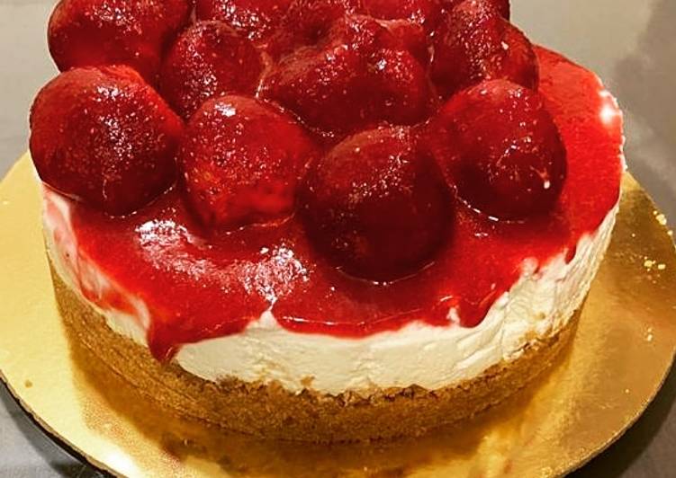 Recipe of Perfect Strawberry Cheesecake