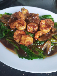 Foto resep Udang Cah Kailan