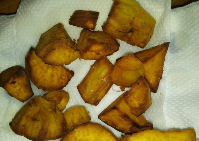 Deep fried sweet potato Recipe by fred - Cookpad