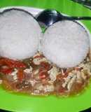 Scramble egg sauce