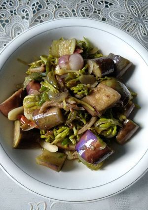 Foto resep Tumis Terong 🍆 Teri mix kembang kates #pr_recookmasakanawalanT