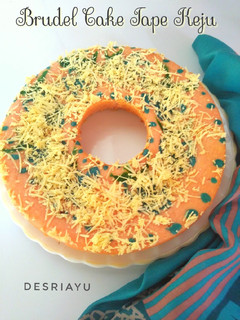 Foto resep Brudel Cake Tape Keju (Bolu Jadul Tape Manado)