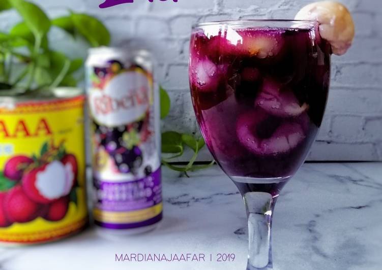 resepi Sparkling Ribena Laici