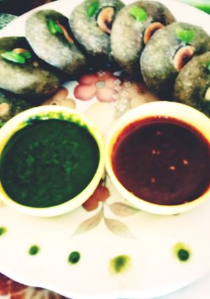 A picture of ડેલિશ્યસ ફરાળી હરા ભરા કબાબ.