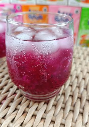 Foto resep Es Jelly Soda Buah Naga