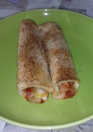 Foto di Cannelloni di pan carré alla mozzarella