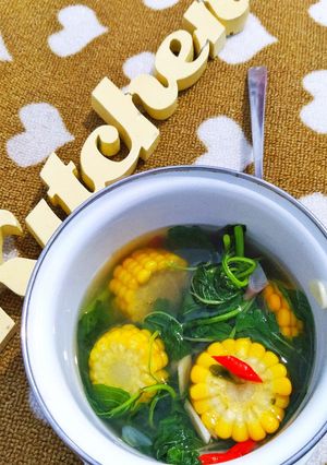 Foto resep Sayur bayam 🌽 bening