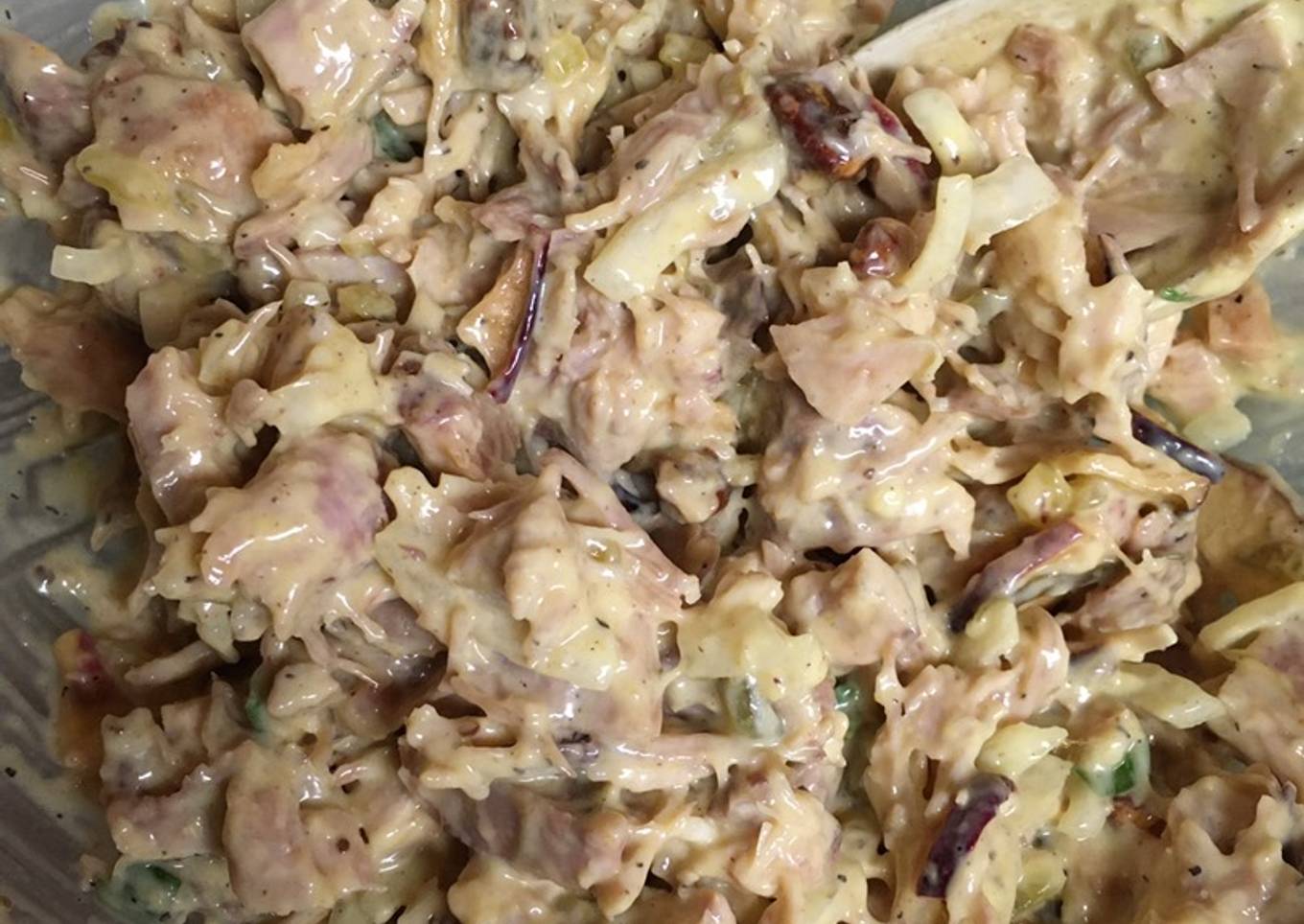 Leftover chicken salad