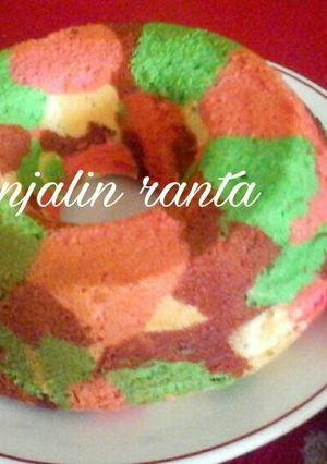 Foto resep Bolu air colorfull