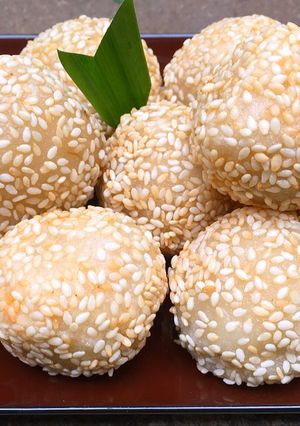 Foto resep Onde onde kacang merah