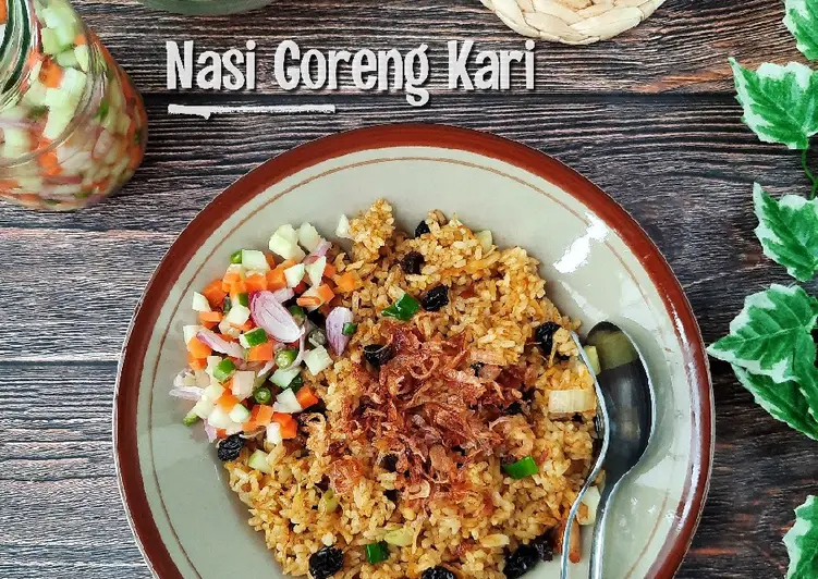 Masakan Unik Nasi Goreng Kari Kismis Ala Restoran