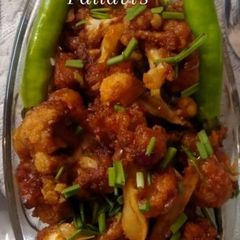 A picture of Gobhi Manchurian.