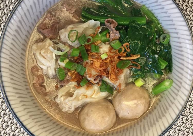 Mini udon sup
