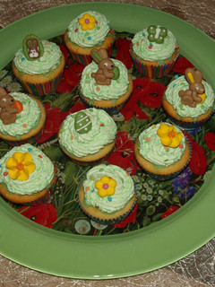 Φωτογραφία της συνταγής Cupcakes βανίλιας με cream cheese frosting