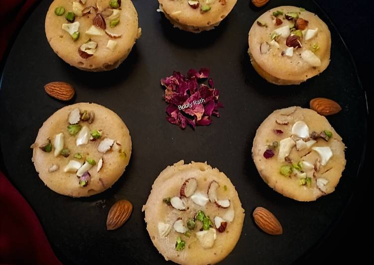 Baked dry fruits idli muffins