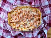 Una foto di pasta al forno