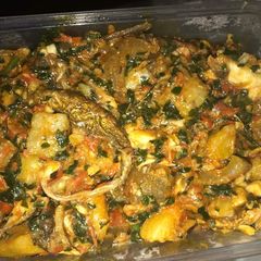 A picture of Unripe Plantain Porridge Goodness.