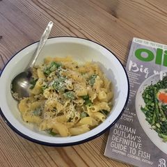 A picture of Spring pasta.