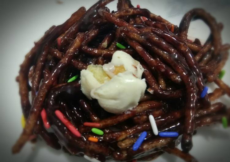 Easiest Way to Prepare Favorite Chocolate pasta nest