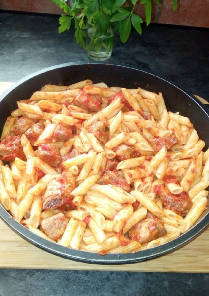 Una foto de Macarrones Arrabiata