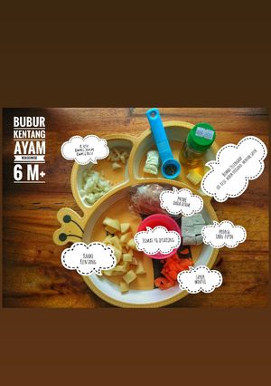 Foto resep MPASI 6m+ Bubur Kentang Ayam Bolognese