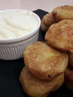 Una foto de Croquetas de bacalao o
