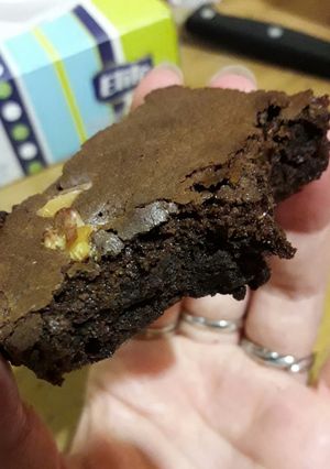 Una foto de Brownies con nueces