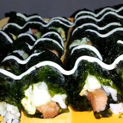 A picture of Spam and Egg Sushi Roll.