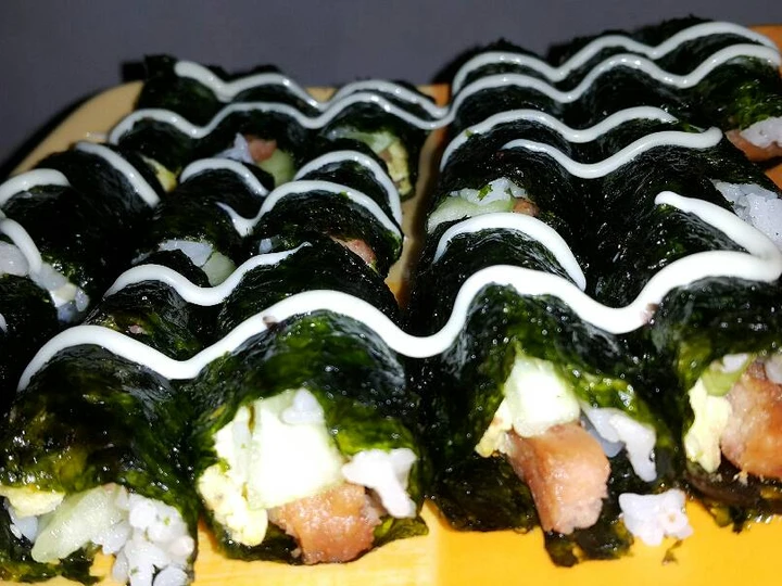 Easy Ways Prepare|Recipe} Spam and Egg Sushi Roll, Delicious