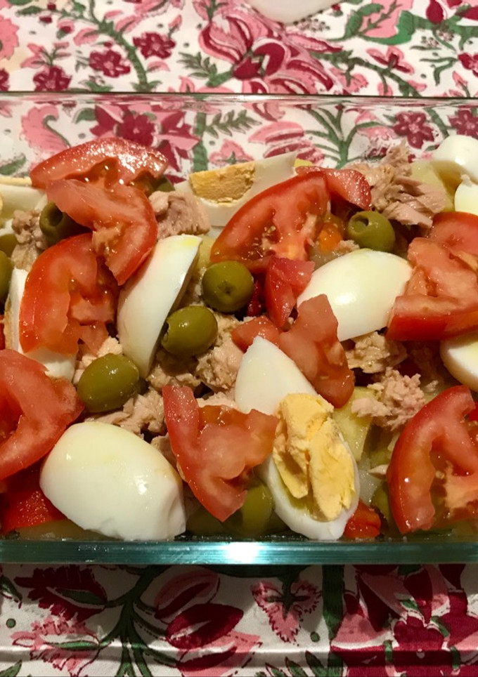 Una foto de Ensalada rápida de patata