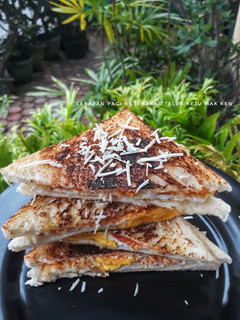 Foto resep Roti bakar telur keju