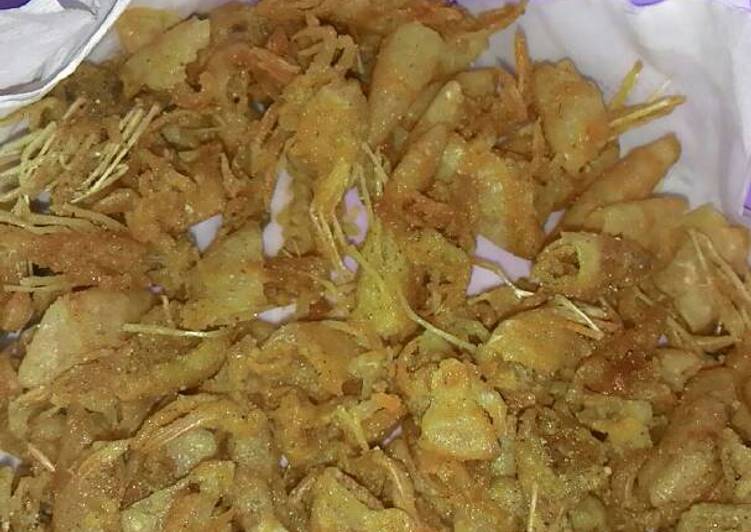 Resep Kulit udang goreng tepung bumbu oleh mamake Cookpad