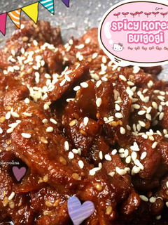 Foto resep Spicy Korean Bulgogi (Daging Sapi ala Korea)