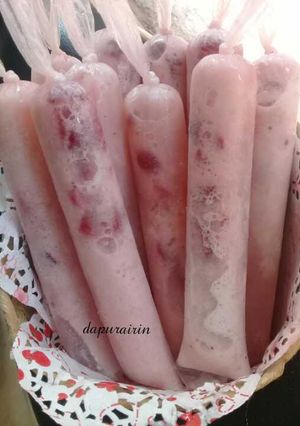 Foto resep Es Lilin Strawberry