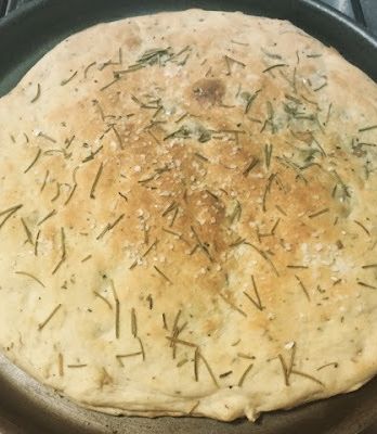 Una foto de Focaccia de aceitunas