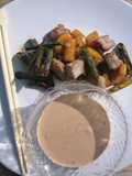 Cerdo en salsa satay