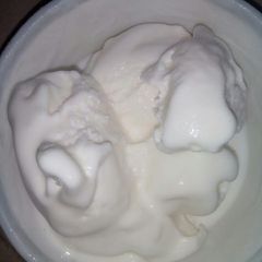 A picture of Ice cream recipe.