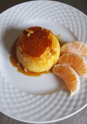 Una foto de Flan de huevo