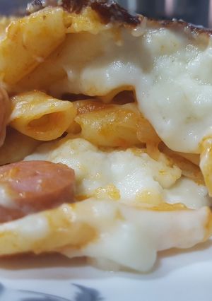 A picture of Baked Macaroni with Bechamel!!🍝🍴.