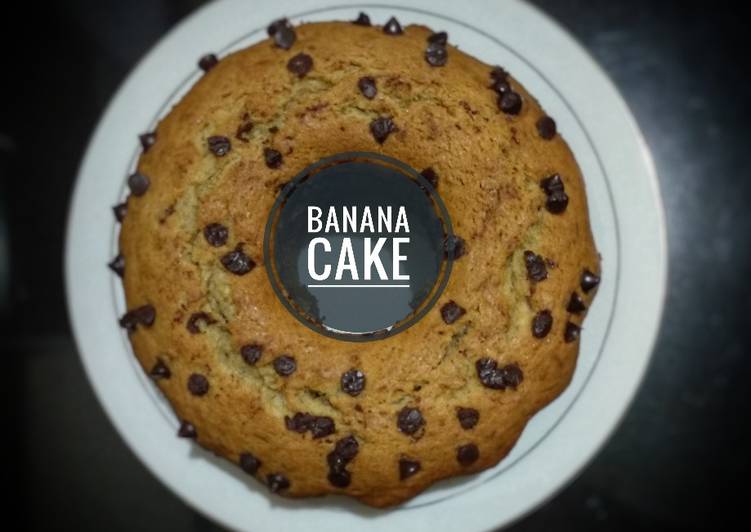 Langkah Mudah untuk Menyiapkan Banana Cake / Bolu Pisang, Lezat Sekali