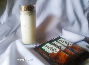 Foto resep 405. Es susu wafer