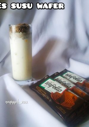 Foto resep 405. Es susu wafer