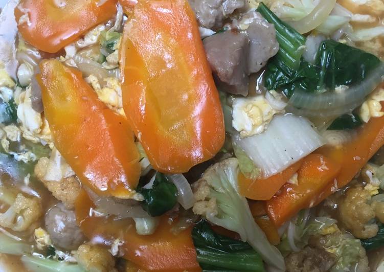 Resep #2 Capcay sayur bakso sapi #BikinRamadanBerkesan yang Enak Banget